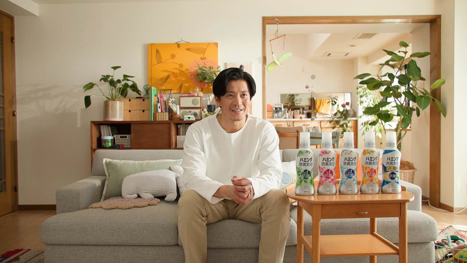 小栗旬 CMメイキング・インタビューより（提供写真)