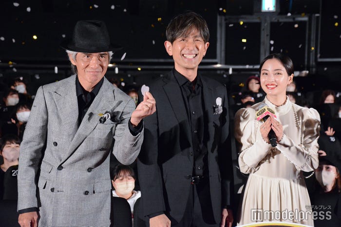 佐藤浩市、江口洋介、広瀬すず (C)モデルプレス