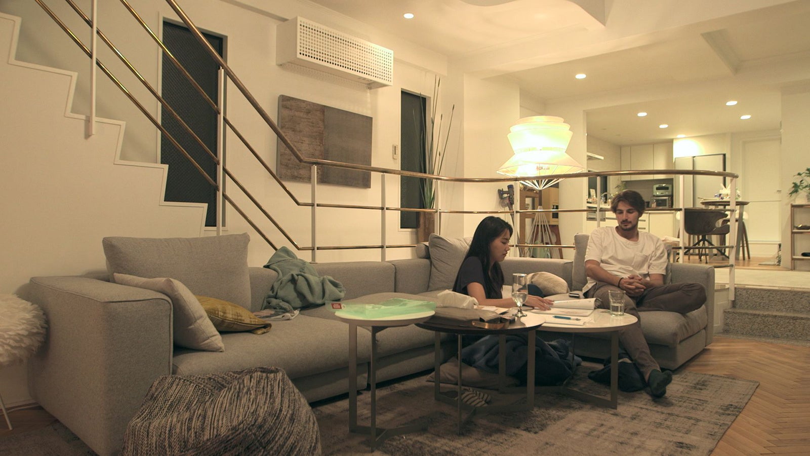 春花、ジュゼッペ「TERRACE HOUSE TOKYO 2019-2020」19th WEEK （C）フジテレビ／イースト・エンタテインメント