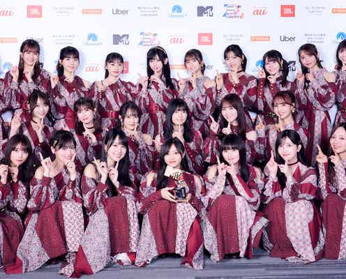 乃木坂46、“素の表情見せた”MVが「Best Group Video」受賞「1人での過ごし方にフィーチャー」<MTV VMAJ 2023>