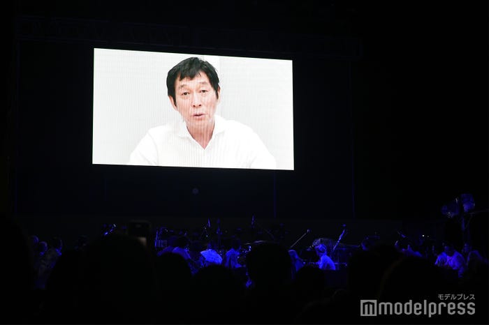 明石家さんまがVTRコメント(C)モデルプレス