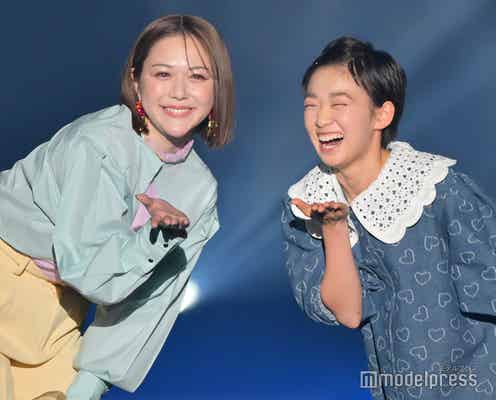 村山輝星「TGC」初出演で村重杏奈と手繋ぎランウェイ 投げキスも披露<TGC しずおか 2024>