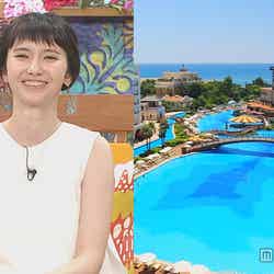 一生に一度は泊まりたい!セレブも虜にする豪華絢爛ホテルに市川紗椰もうっとり/画像提供:TBS【モデルプレス】