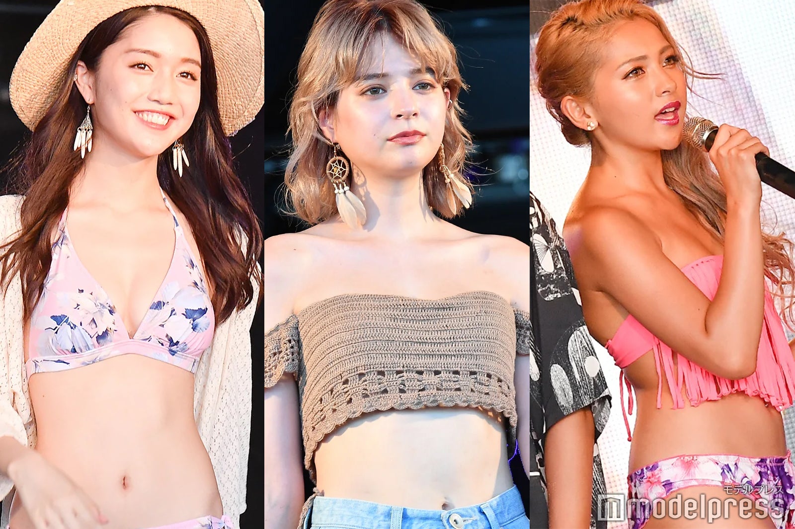 松川菜々花、瑛茉ジャスミン、ゆきぽよ（C）モデルプレス