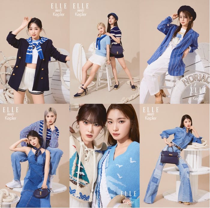 Kep1er/ポストカード特典(全6種)(C)ELLE JAPON April 2023 photo BUNGO TSUCHIYA(tron)