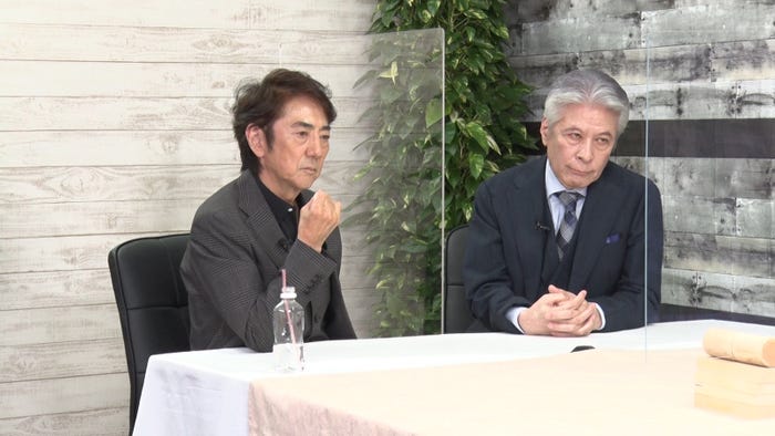 市村正親、鹿賀丈史 (C)フジテレビ