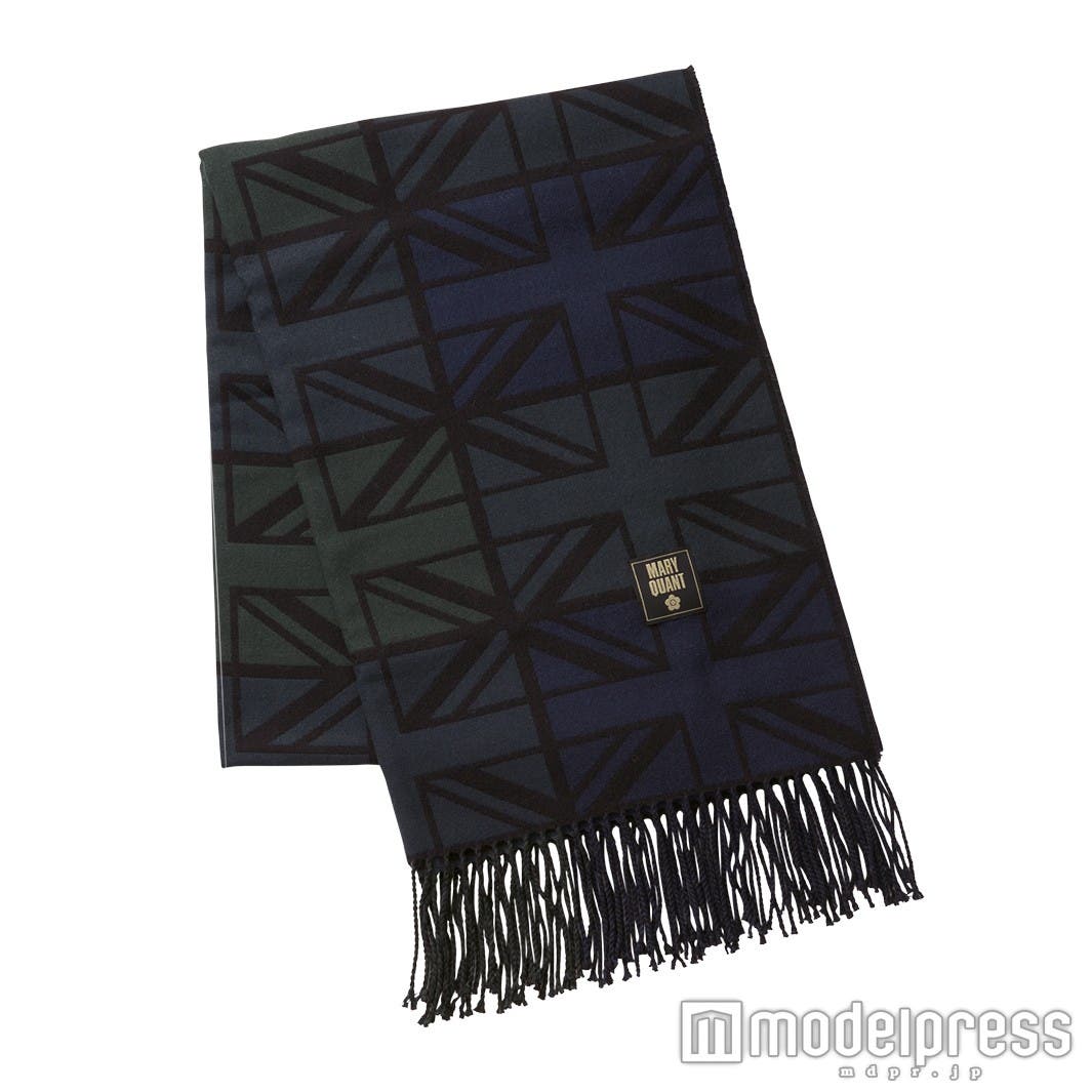 「ブロックチェックUJストール」7,500円(税抜)