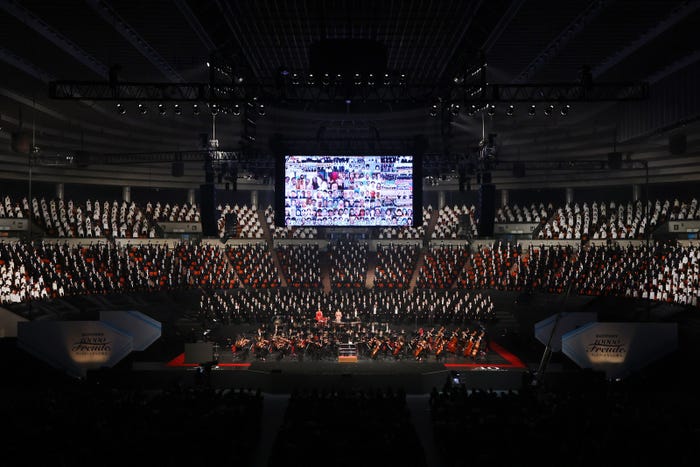 2022年開催の様子(C)MBS/サントリー1万人の第九