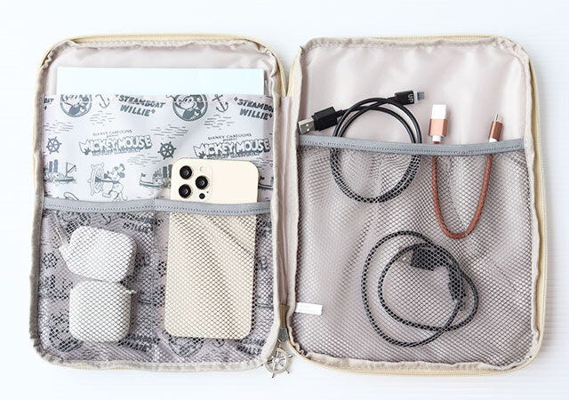 ディズニー ミッキー 蒸気船ウィリー ポーチ ムック本 ムック 付録 人気 おすすめ オススメ 宝島社 宝島 レビュー 便利 優秀 当たり 最高 2023 ディズニー ミッキー 蒸気船ウィリー ポーチ マルチポーチ ガジェット タブレット