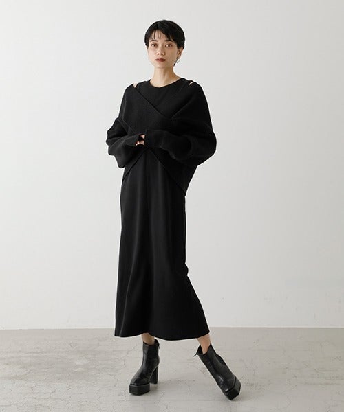 黒ワンピースの冬コーデ 21 カジュアルにもシンプルにも着こなす大人女性に モデルプレス