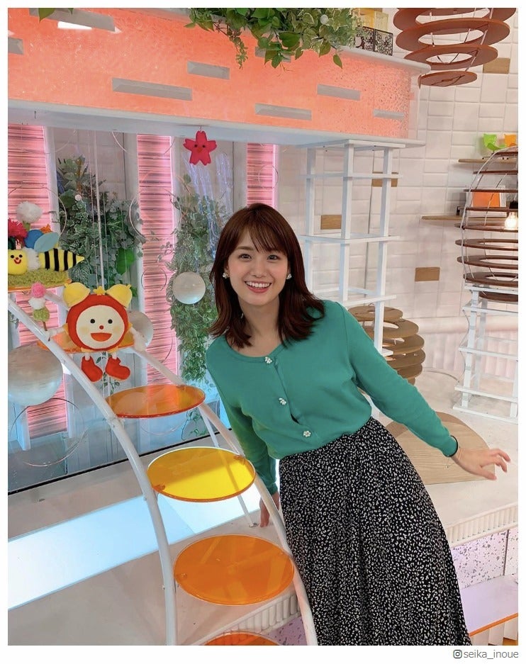 フジ井上清華アナ、インスタ開設 榎並大二郎アナの“フォロワー数実況”に反響