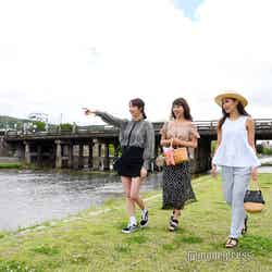「CAFETEL（カフェテル） 京都三条 for Ladies」の目の前を流れる鴨川（C）モデルプレス