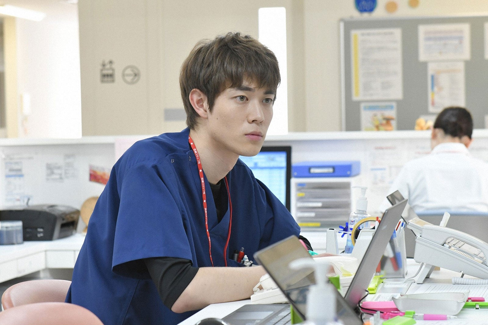 宮沢氷魚／「コウノドリ」第4話より（画像提供：TBS）