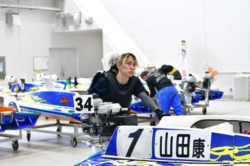 【ボート】からつG1 山田康二は「エンジンはいい部類だと思う」と34号機を高評価