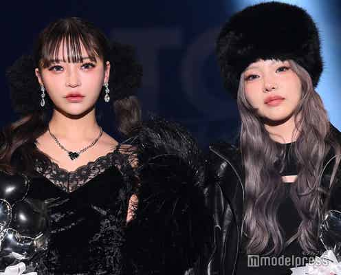 YouTuberコノリリ、ブラックコーデでペアランウェイ ヘルシーな肌見せも【TGC teen 2024 Winter】