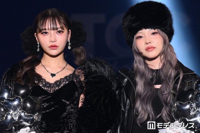 YouTuberコノリリ、ブラックコーデでペアランウェイ ヘルシーな肌見せも【TGC teen 2024 Winter】