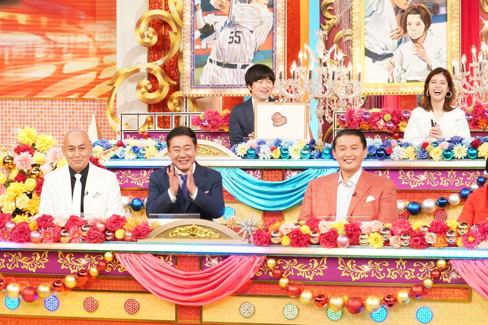 （上段左から）バカリズム、神田愛花（下段左から）錦鯉、貴乃花光司（C）日本テレビ