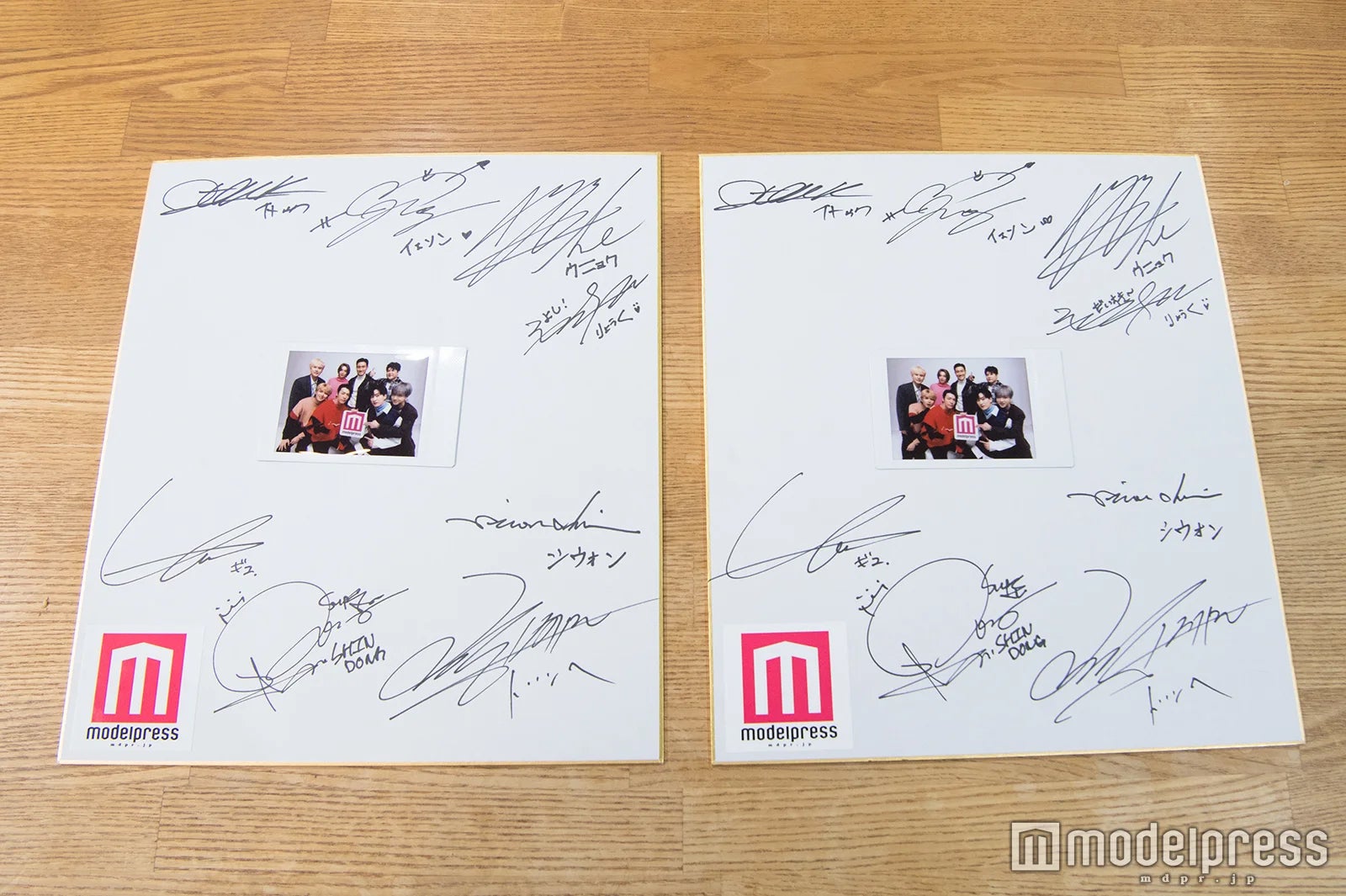 SUPER JUNIOR、サイン入り色紙＆チェキプレゼント （C）モデルプレス