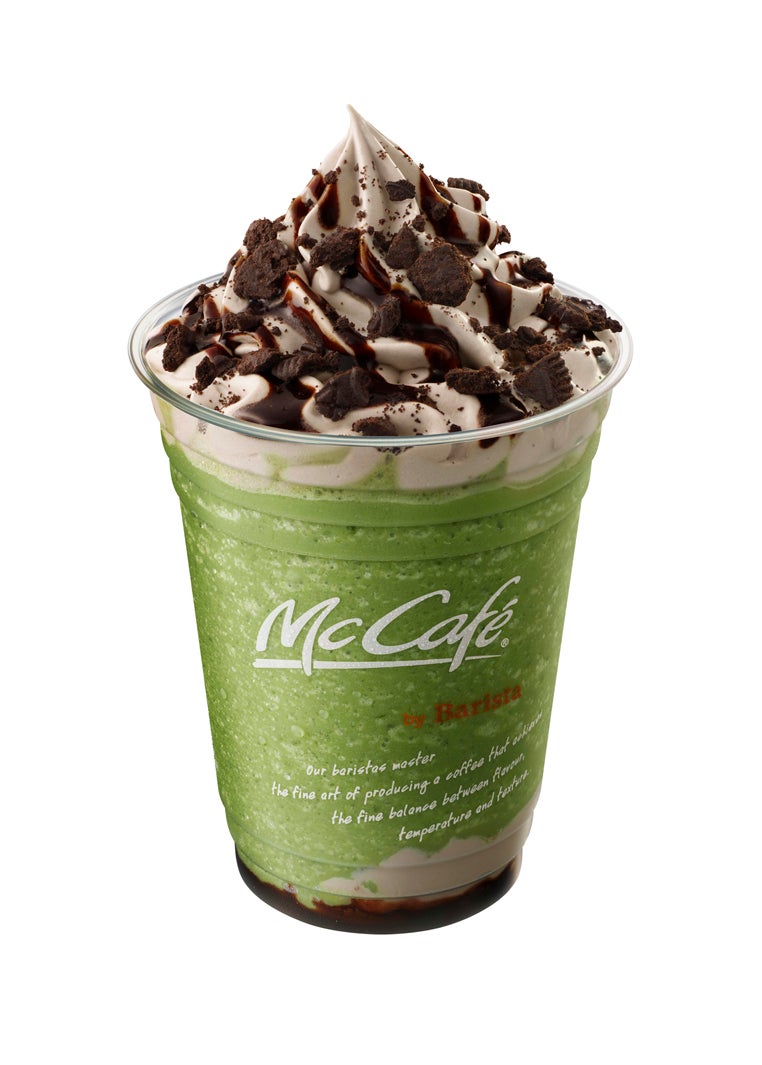 チョコ抹茶フラッペ／画像提供：日本マクドナルド