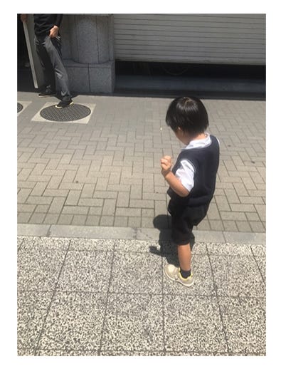 会場に勸玄くんが、「なんとか来てくれた」とのこと/市川海老蔵オフィシャルブログ(Ameba)より