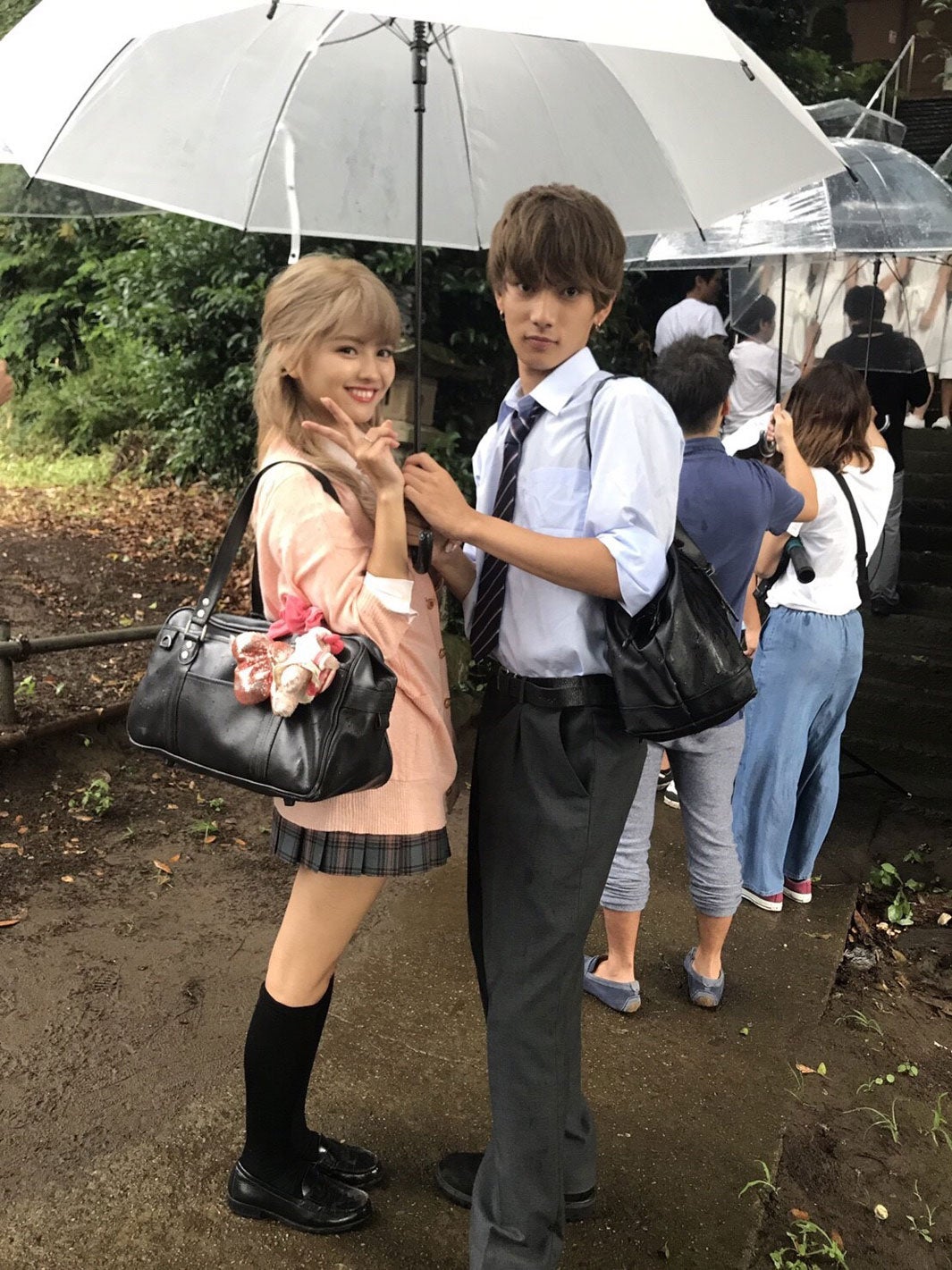 なちょす＆那須泰斗／メイキングカット（提供写真）