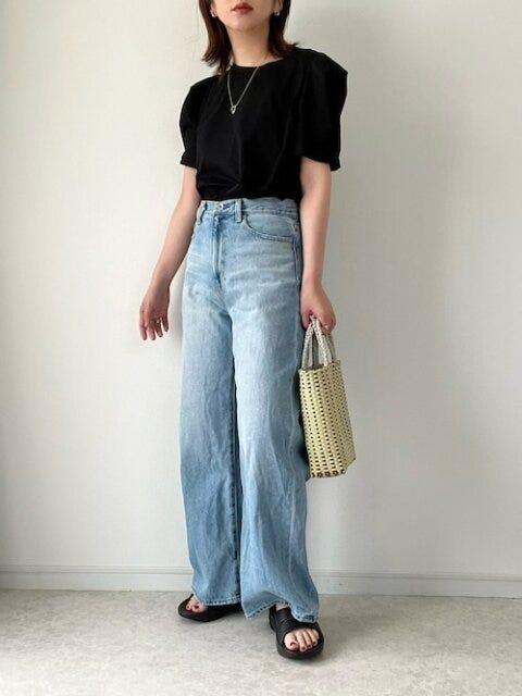 デニム　コーデ