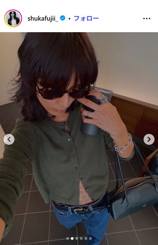 藤井萩花Instagramストーリーズより