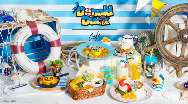 「ドナルドダック」OH MY CAFE、東京・大阪・名古屋で ドナルドイメージのカレーやバーガー