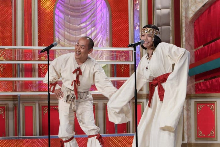 魏志倭人伝(山西惇、釈由美子) (画像提供:テレビ朝日)