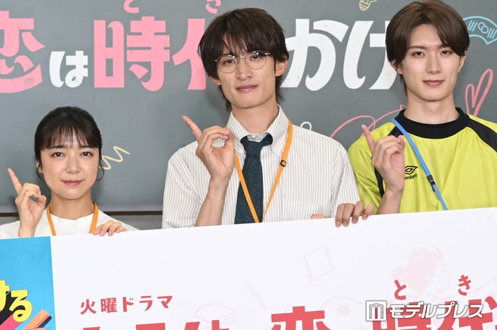 徹底して役になりきる上白石萌音、向井康二、山中柔太朗(C)モデルプレス