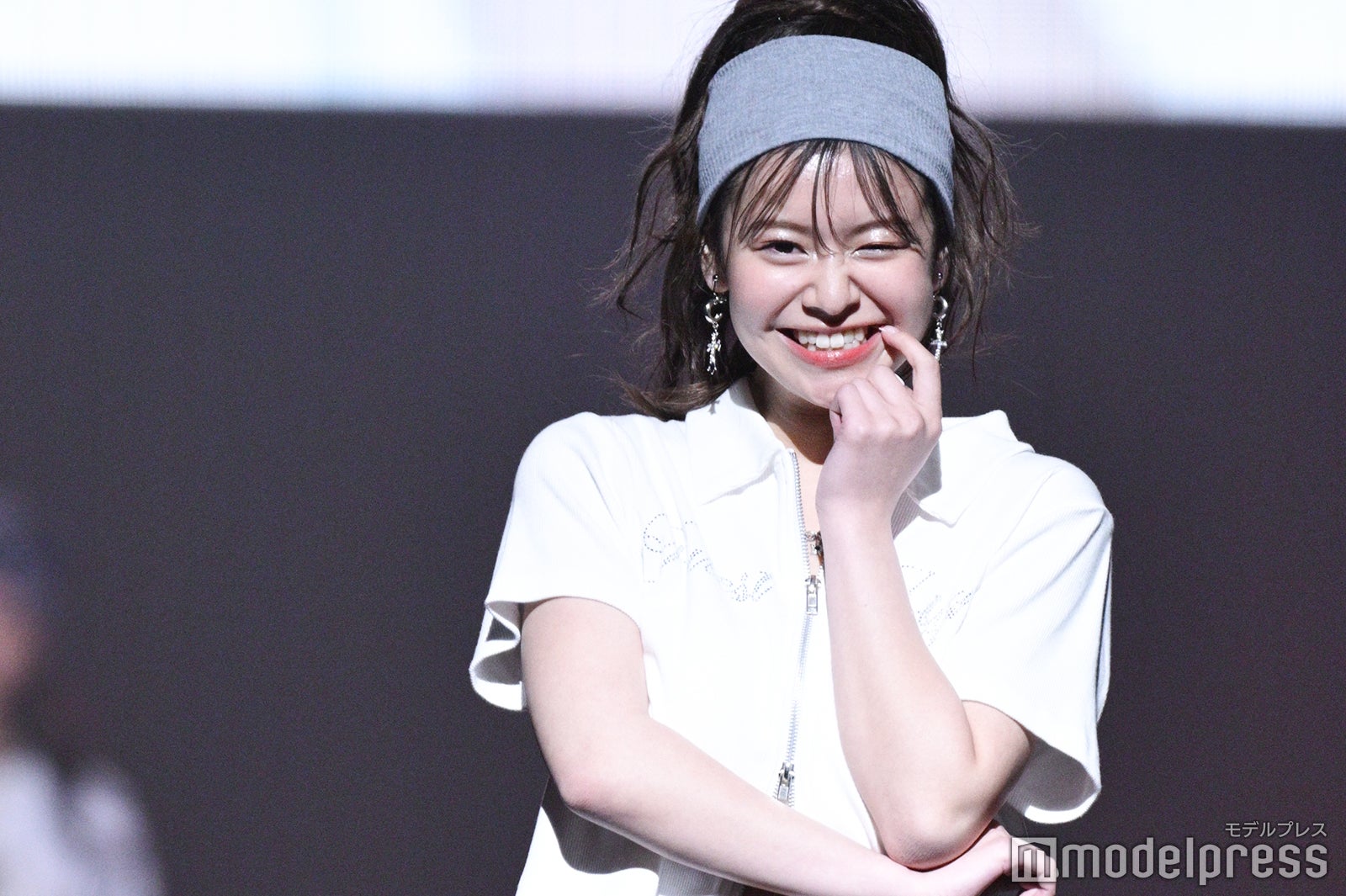 「今日好き」米澤りあ、高めポニーテール×ヘアバンドが新鮮【TGC香川2025】