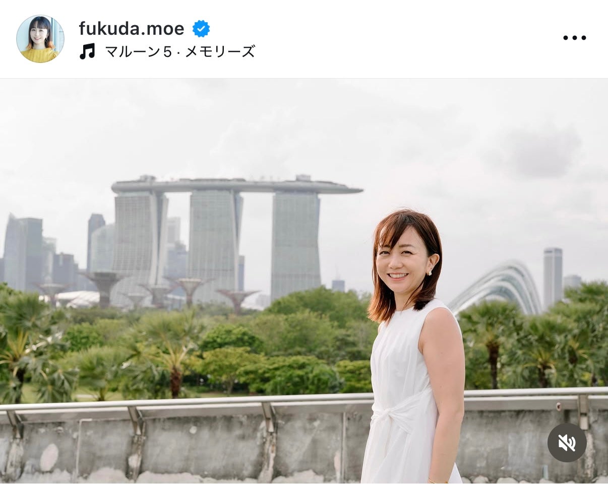 福田萌Instagramより