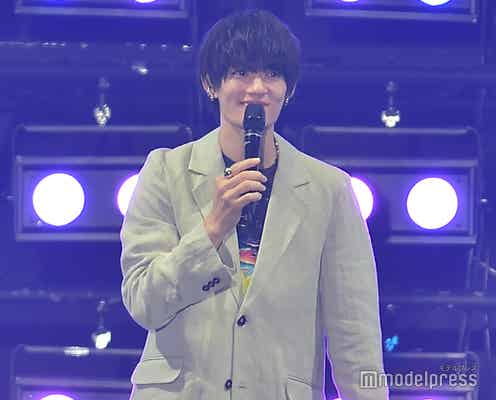 佐野勇斗、Snow Man目黒蓮から「関コレ」出演前に“忠告”「目黒くんに言われてるんで」<関西コレクション 2023 A/W>