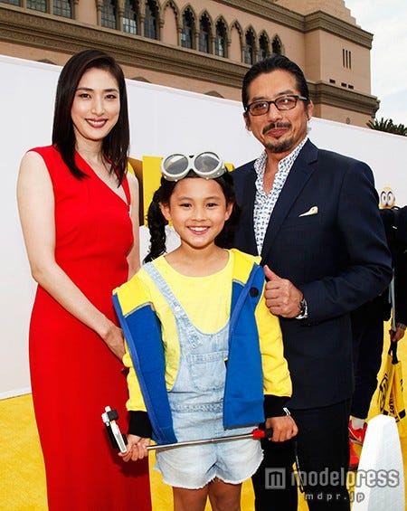 天海祐希、藤田彩華、真田広之(C)2015 Universal Studios.