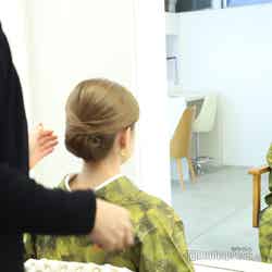 ヘアスタイルも完成!気持ちも引き締まります(C)モデルプレス