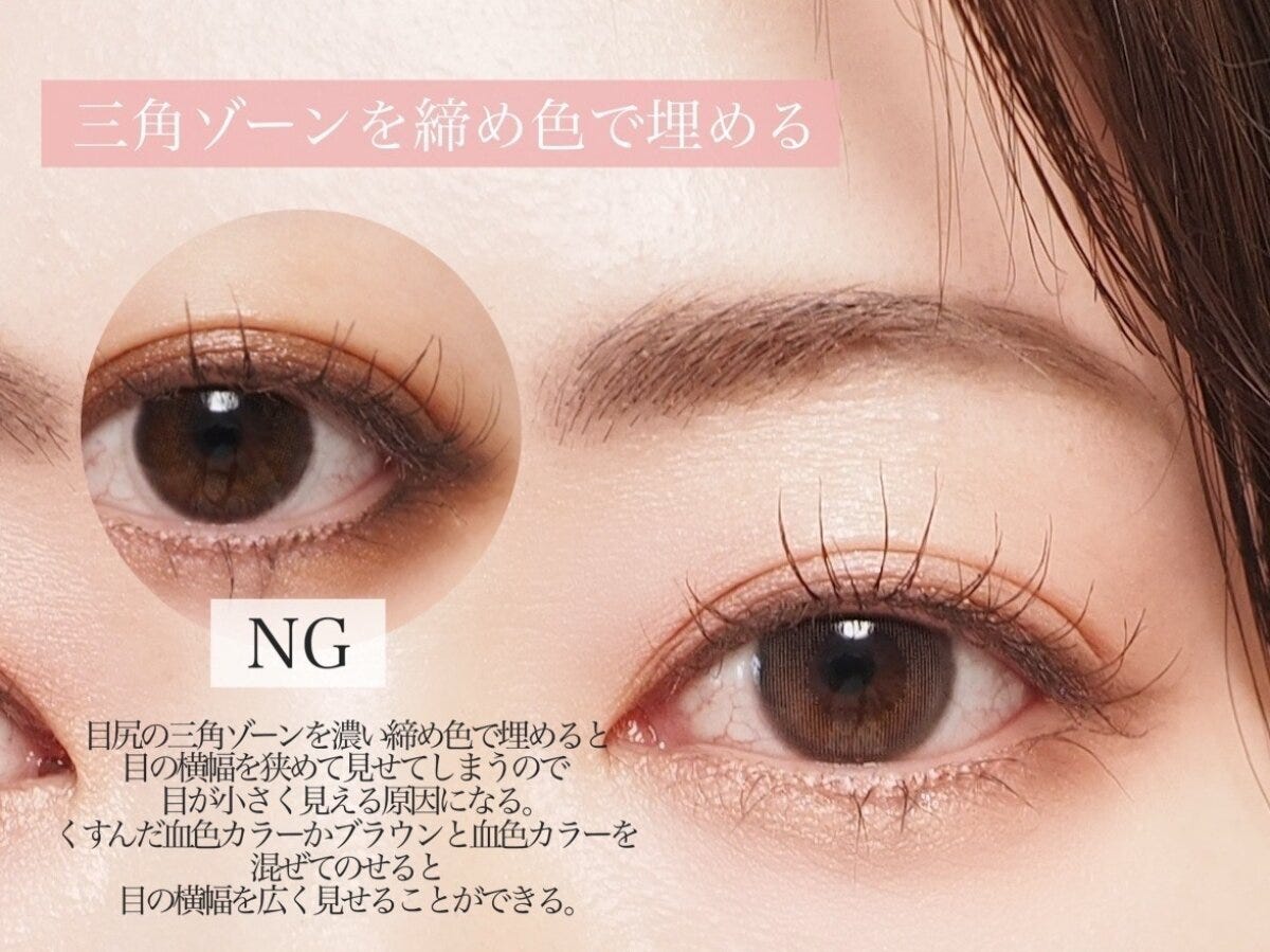 三角ゾーンを締め色で埋める 三角ゾーンを締め色で埋める