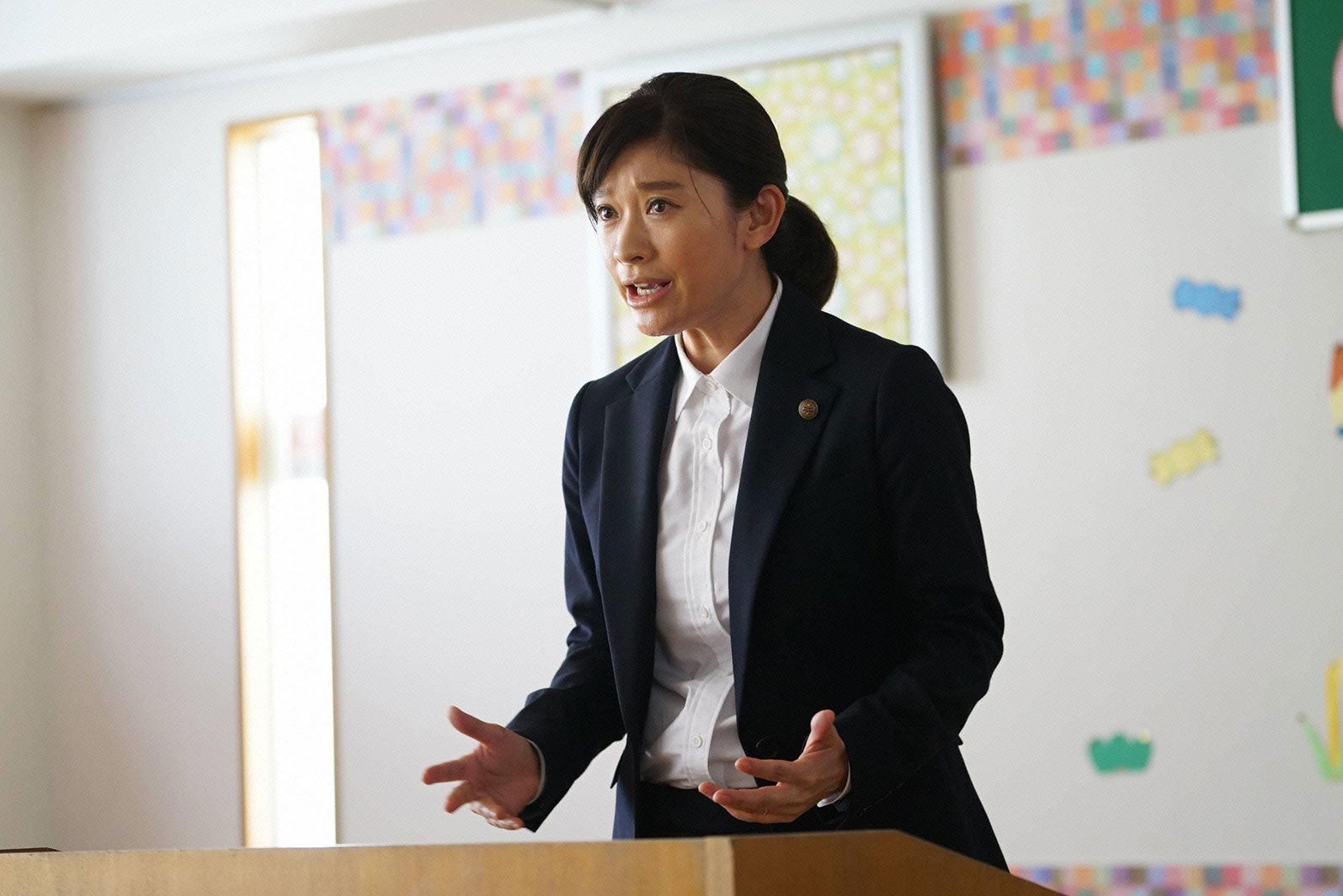 篠原涼子／「民衆の敵」第7話より（C）フジテレビ