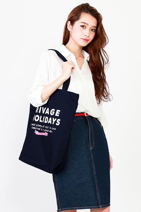 ポッププリントキャンバストートバッグ「salus」1,379円(税込1,490円)