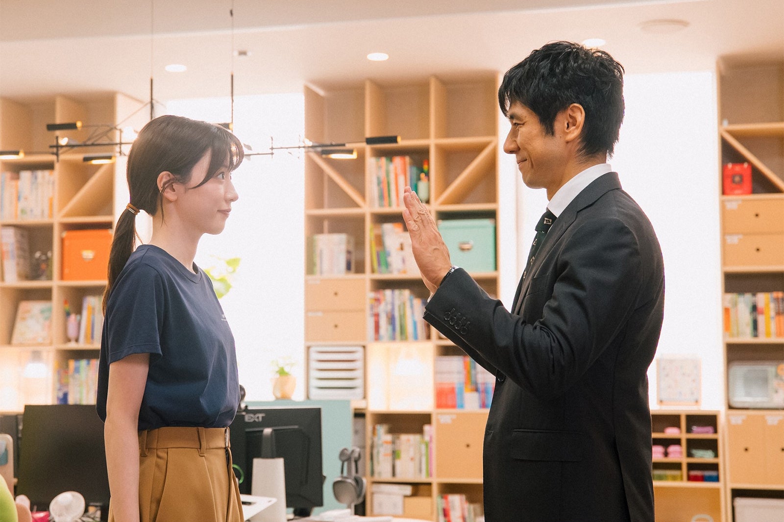 永野芽郁、西島秀俊／「ユニコーンに乗って」第5話より（C）TBS