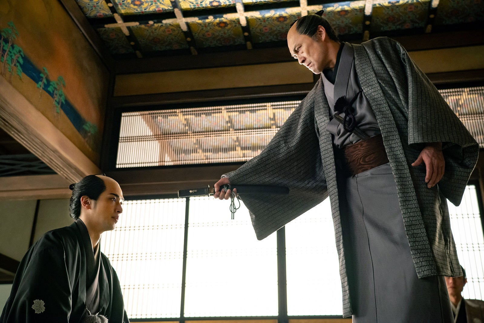 横浜流星、渡辺謙「べらぼう～蔦重栄華乃夢噺～」第28話（C）NHK