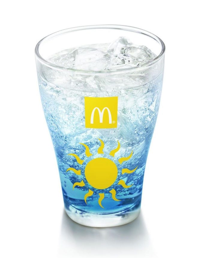 マックフィズ ブルーハワイ/画像提供:日本マクドナルド