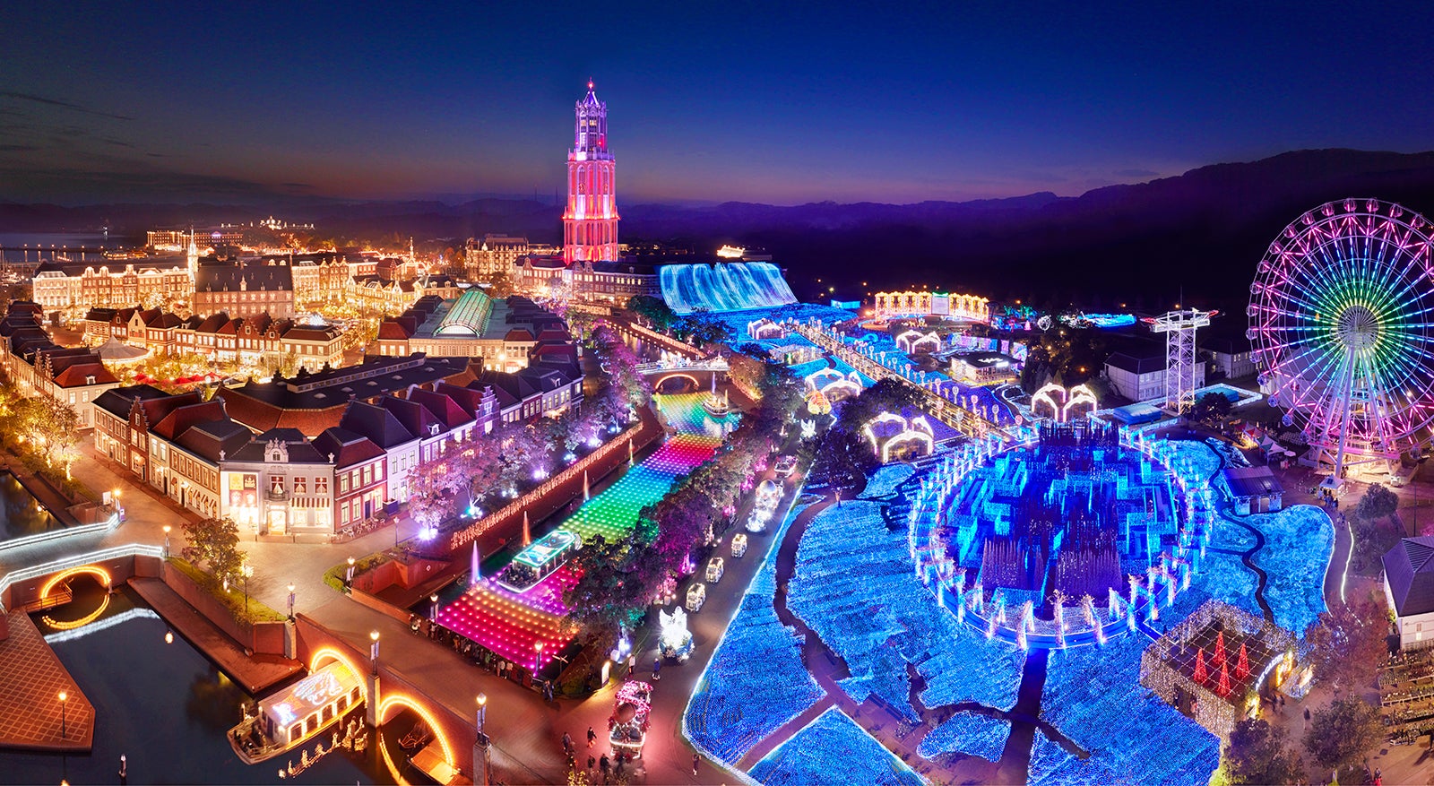 ハウステンボスのイルミネーションイベント「光の王国」／B-5326