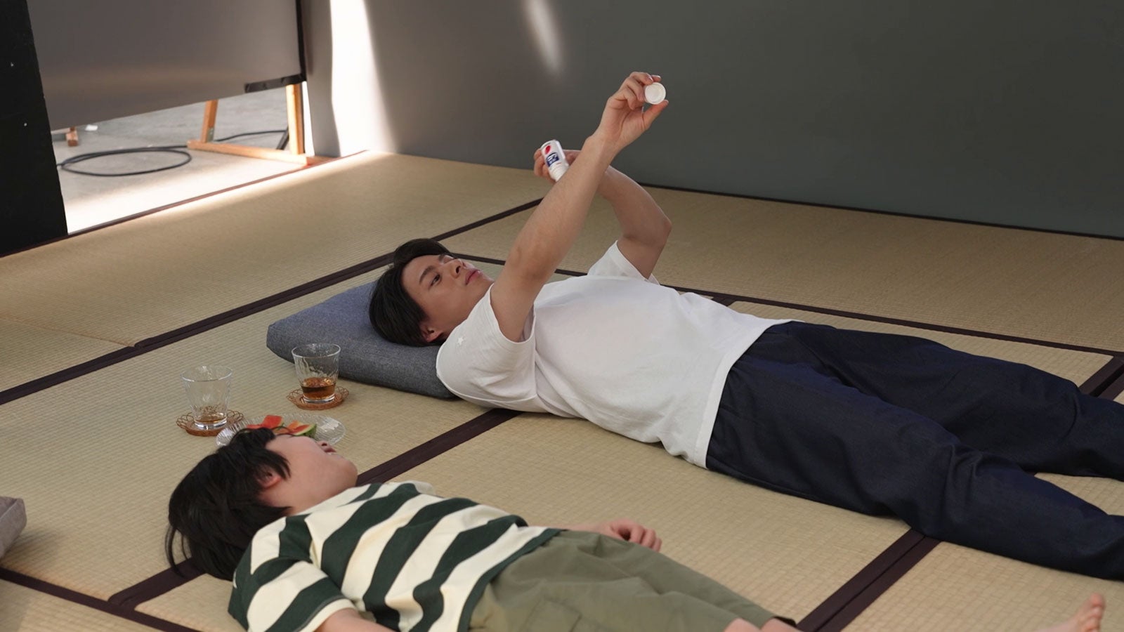 森優理斗、平野紫耀／メイキングカット（提供写真）