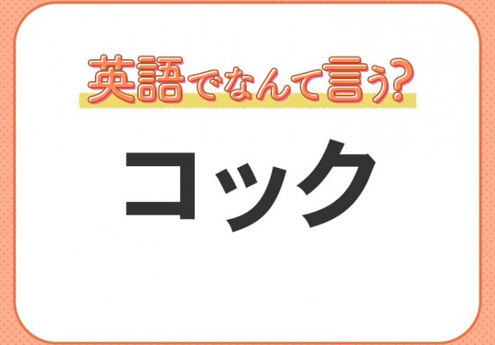 海外では通じない！【コック】を英語で正しく言えますか？ - モデルプレス