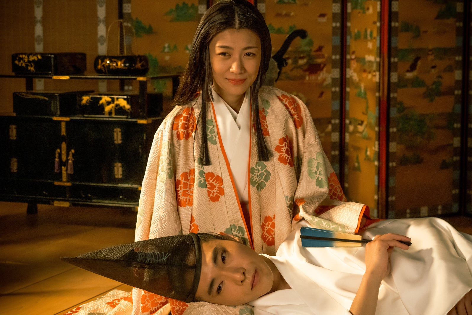 瀧内公美、柄本佑「光る君へ」第24話（C）NHK