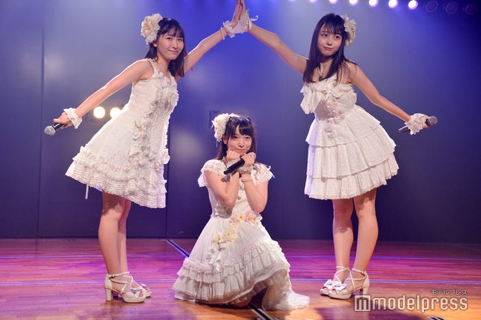 山邊歩夢、久保怜音、大盛真歩/AKB48高橋チームB「シアターの女神」公演(C)モデルプレス