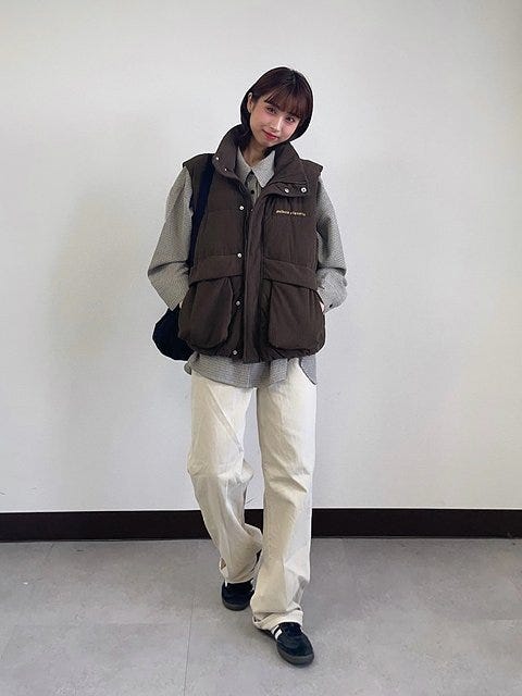ダウンベスト コーデ ダウンベストコーデ5