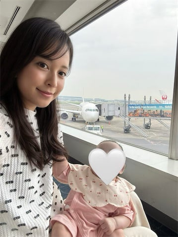 久慈暁子「とても幸せな誕生日になりました」愛娘とのバースデーフライトを報告