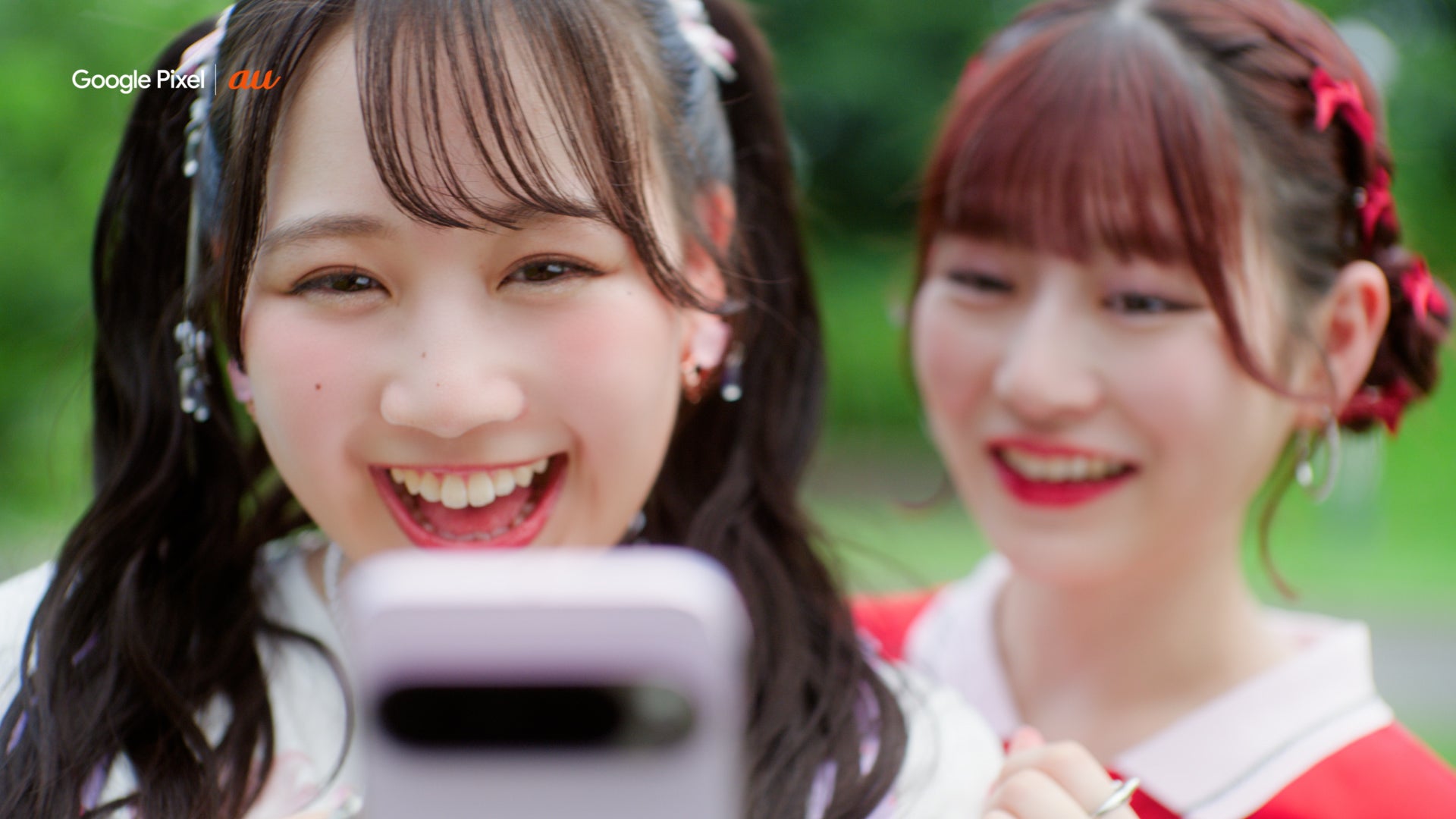 FRUITS ZIPPER 新WEBCM「公園」篇より（提供写真）