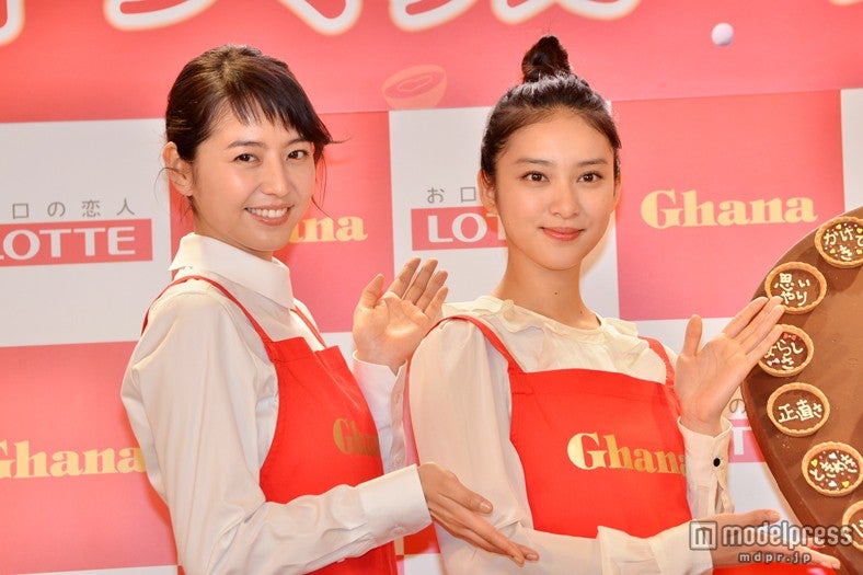 長澤まさみ（左）と武井咲（右）